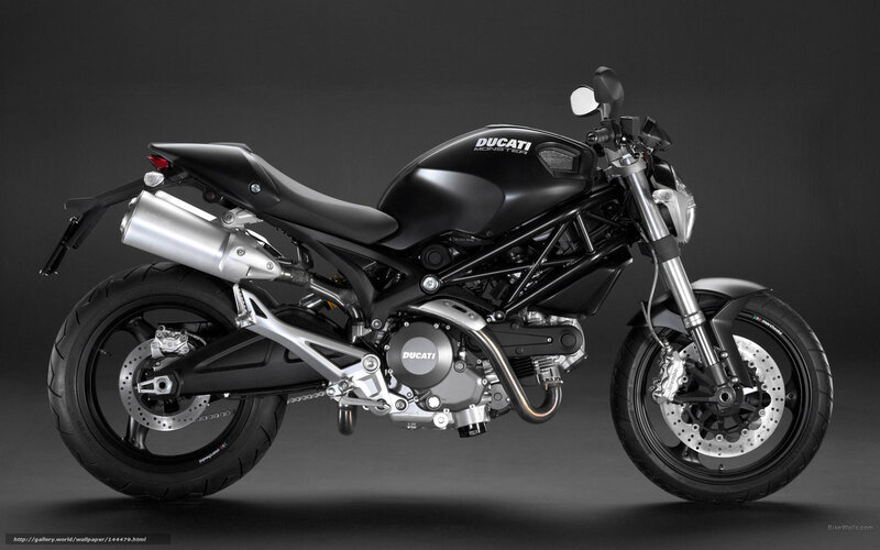 Black Ducati Motorcycle — Dramatic, Photograph, Exhaust Pipe