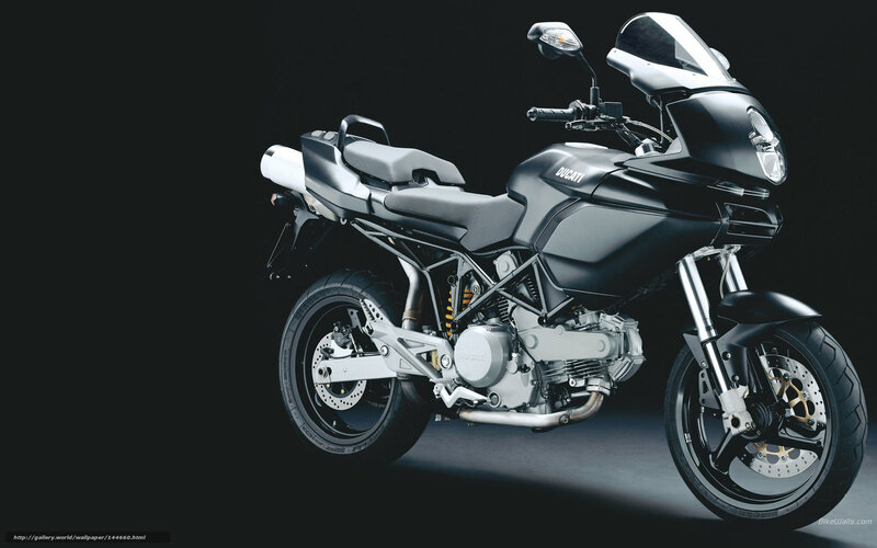 Black Ducati Motorcycle — Dramatic, Photograph, Seat, Windshield