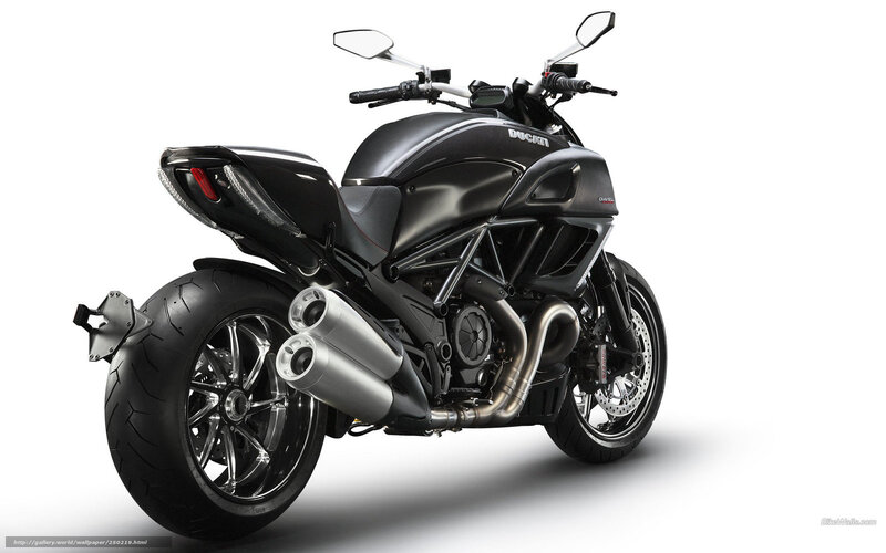 Black Ducati Motorcycle — Neutral