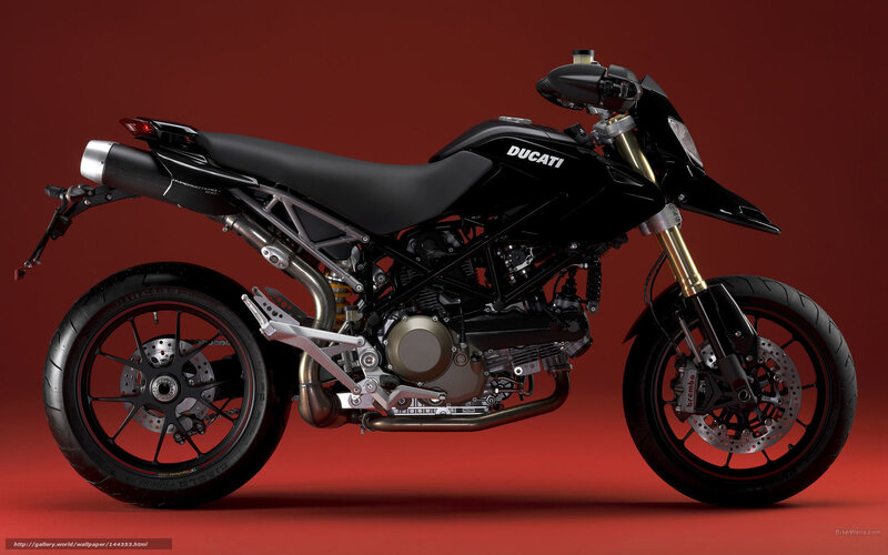 Black Ducati Motorcycle — Red, Dramatic, Photograph, Exhaust Pipe