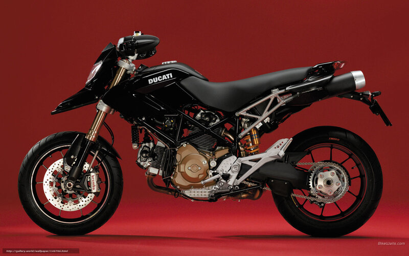 Black Ducati motorcycle