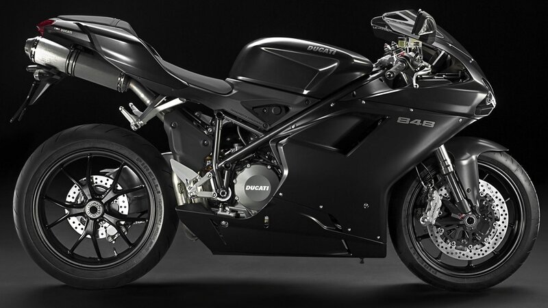 Black Ducati Sportbike