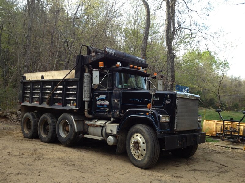 Black Dump Truck