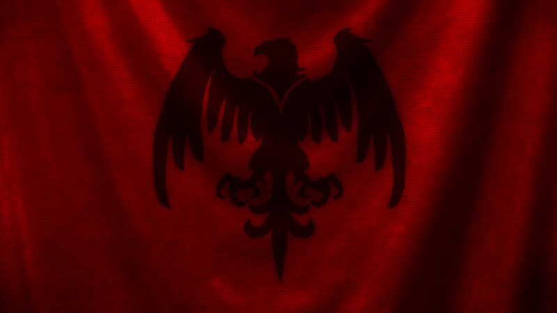 Black Eagle Emblem — Red