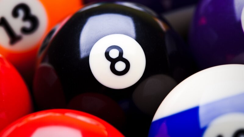 Black Eight Ball — Neutral, Photograph