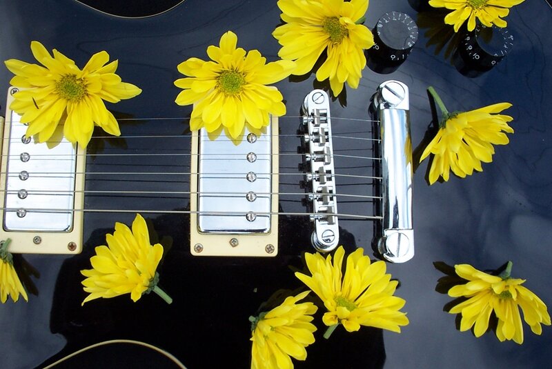Black Electric Guitar — Calm