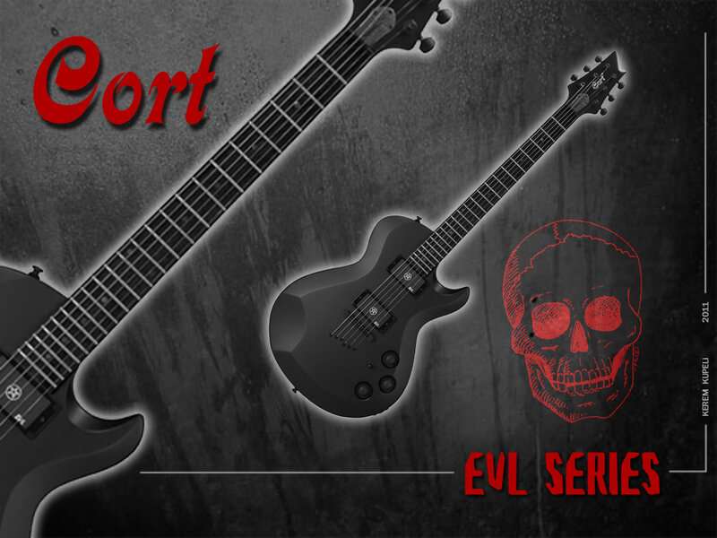 Black Electric Guitar — Dark