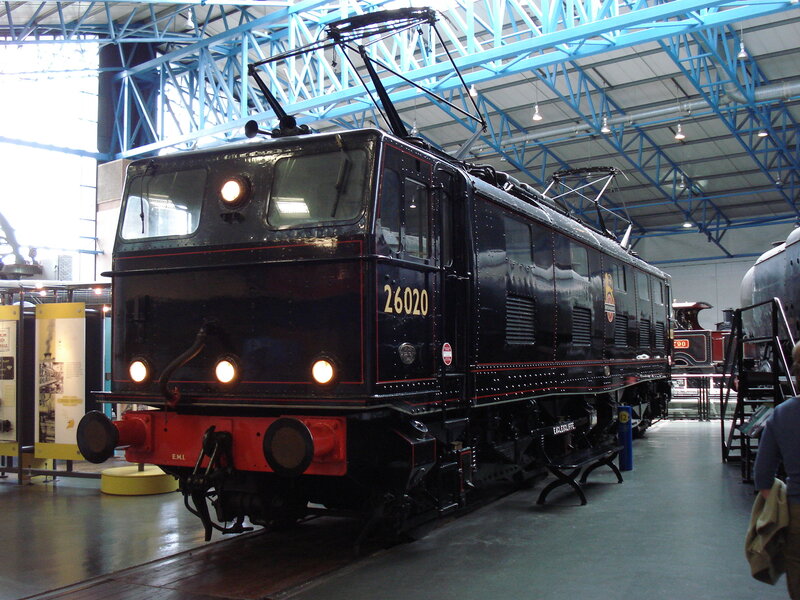 Black Electric Locomotive