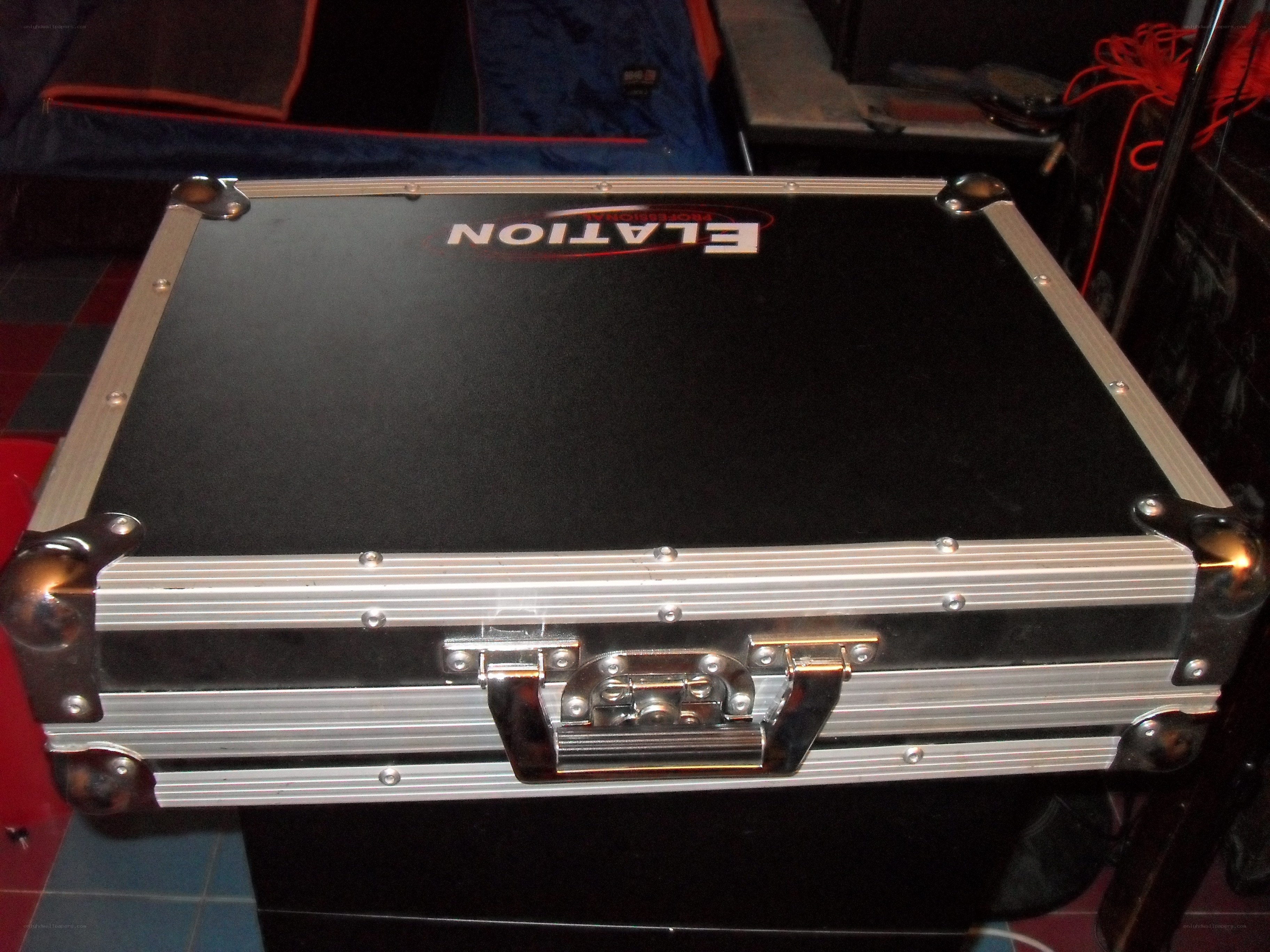 black equipment case