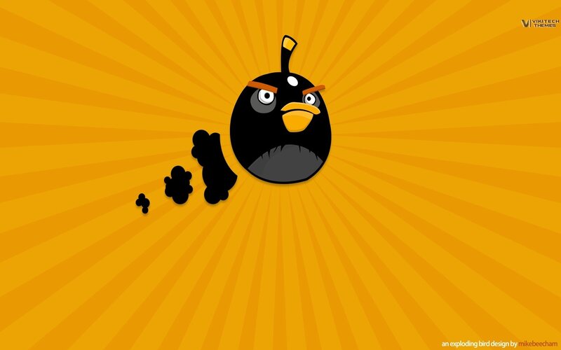 Black Exploding Bird