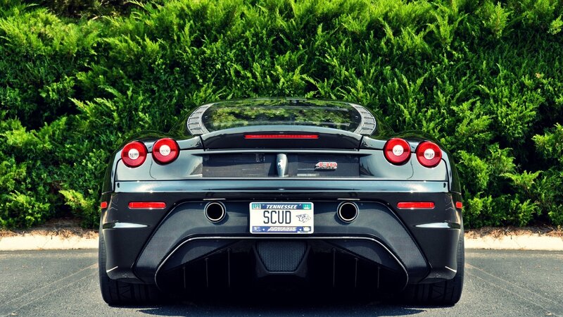 black ferrari 430 scuderia