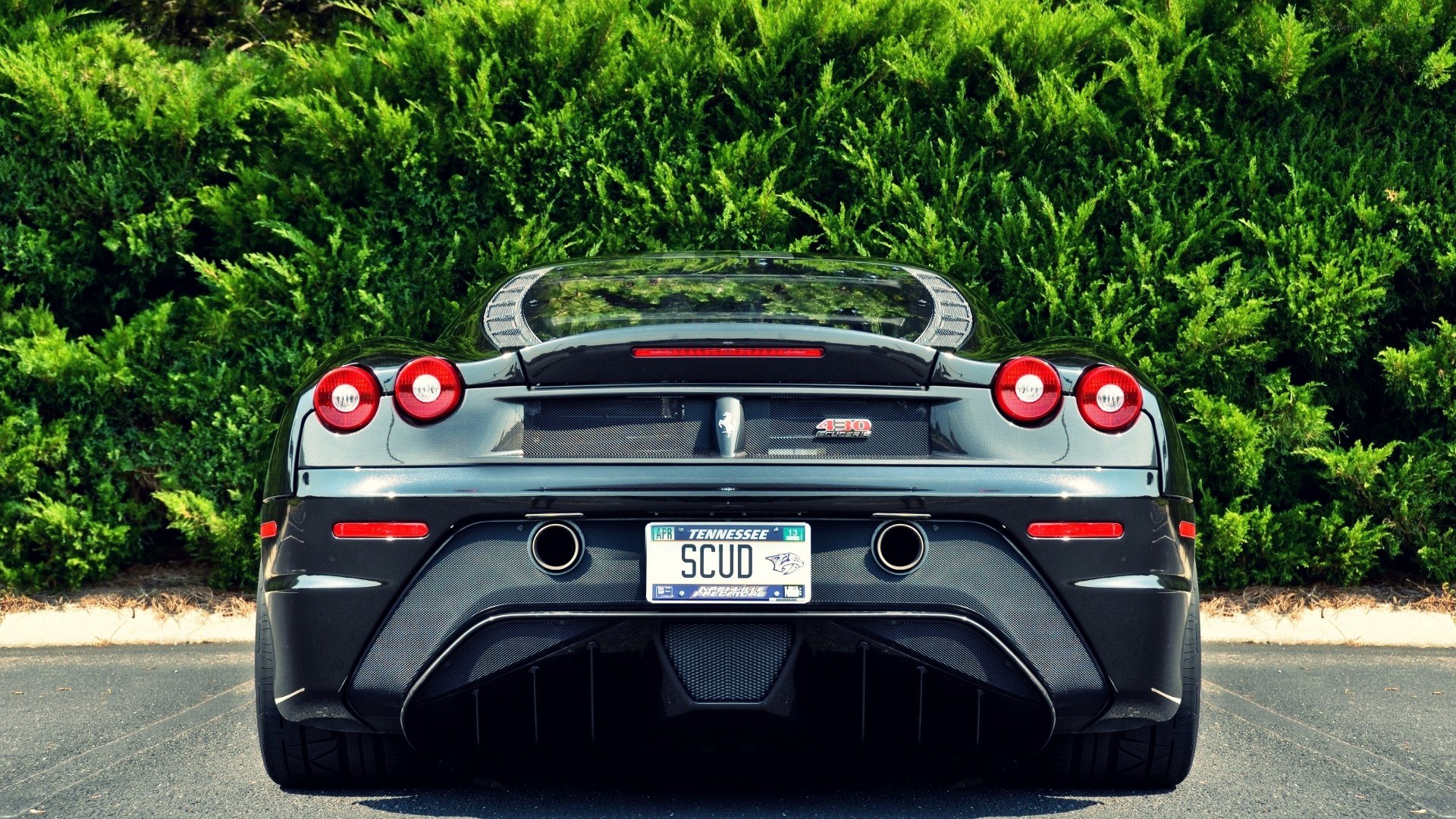 black ferrari 430 scuderia
