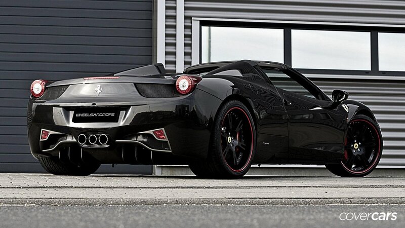 Black Ferrari 458 Spider