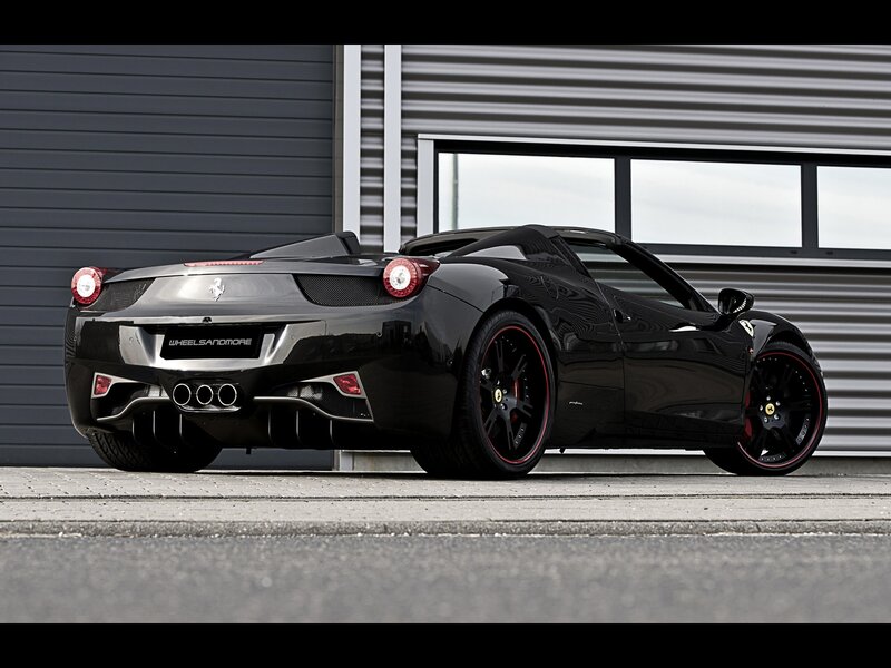 Black Ferrari 458 Spider