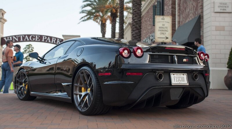Black Ferrari at Vintage Park