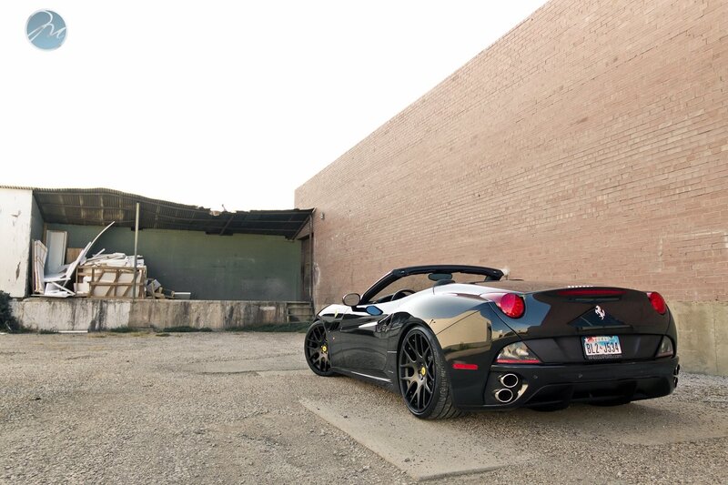 black ferrari c convertible