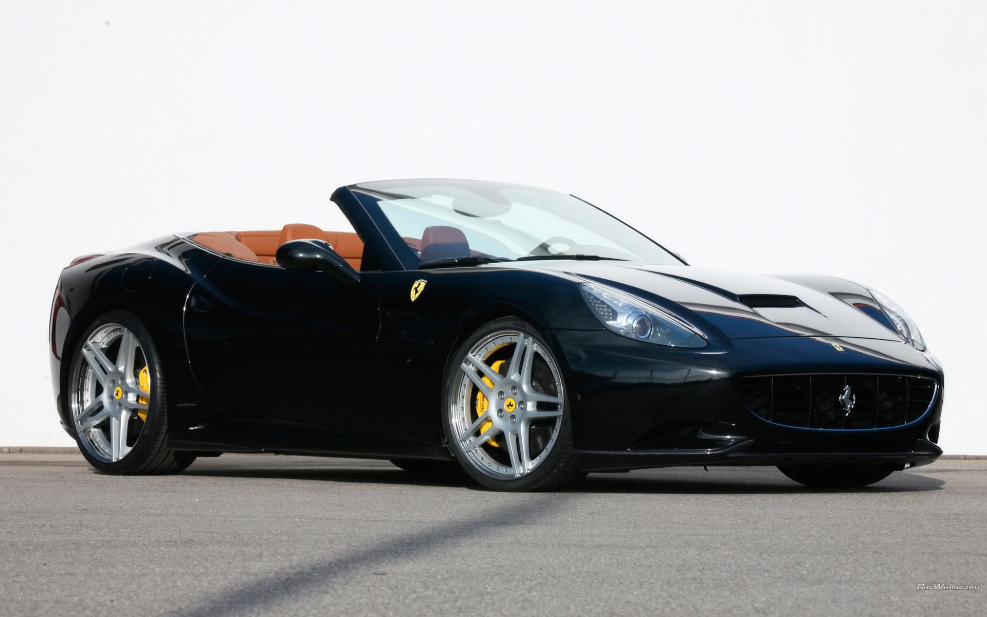 black ferrari cabriolet