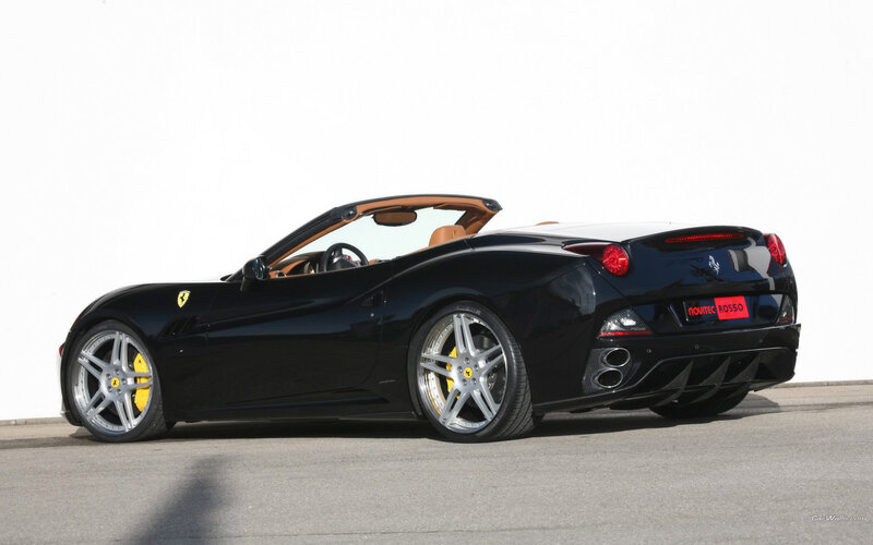 Black Ferrari California convertible
