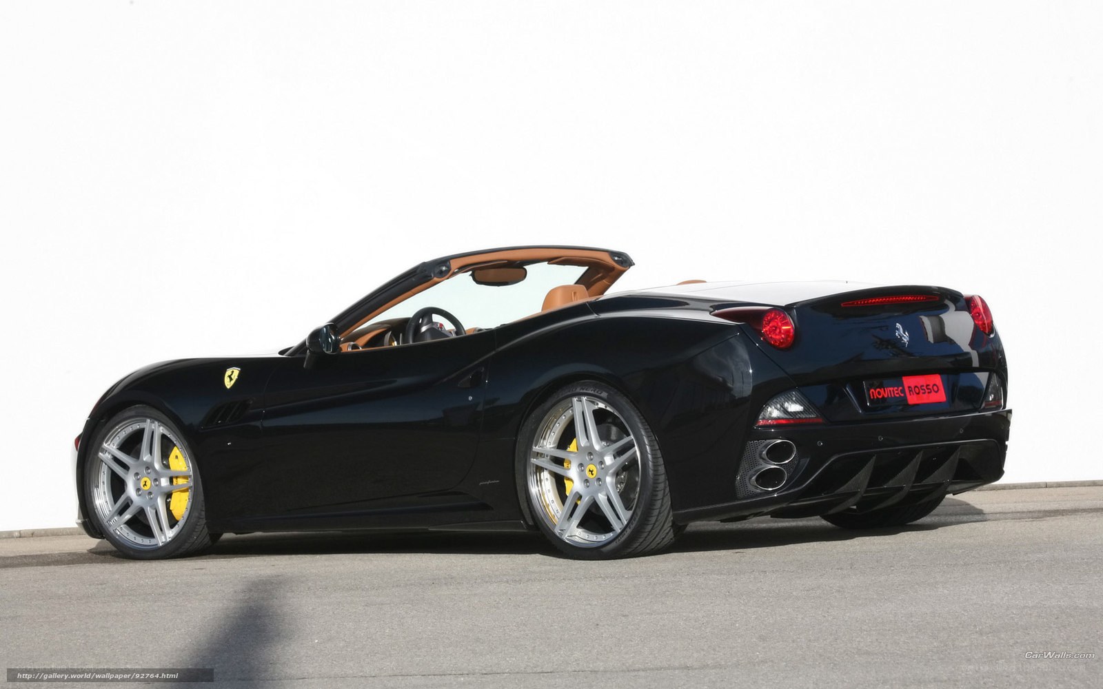 Black Ferrari California convertible