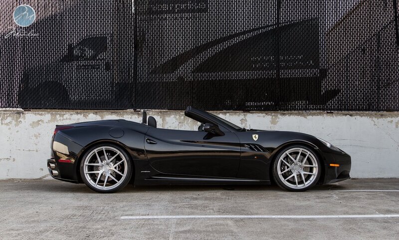 Black Ferrari California parked