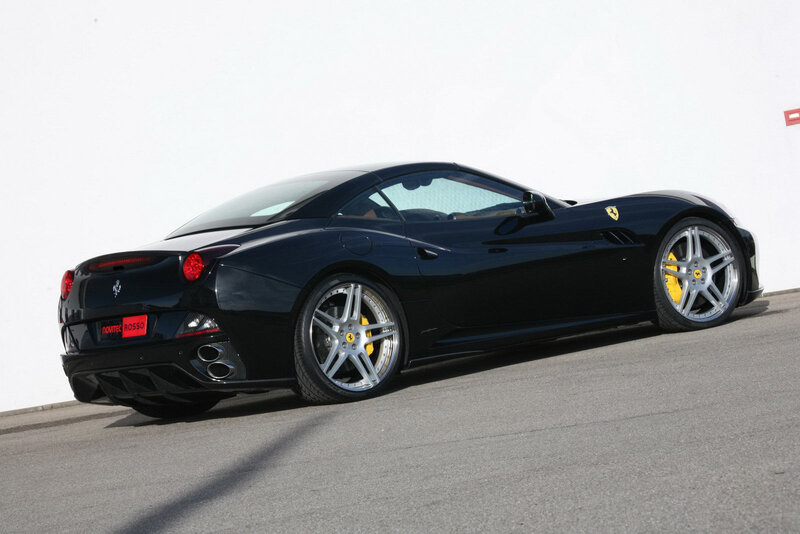 Black Ferrari California sports car