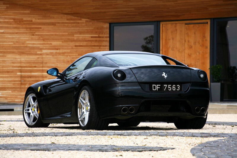 Black Ferrari Car — Calm, Afternoon