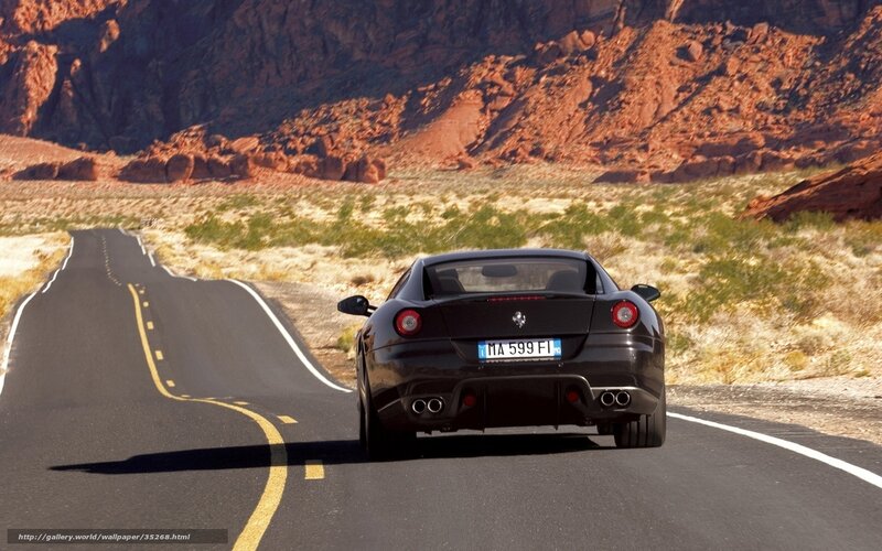 Black Ferrari Car — Dramatic, Afternoon