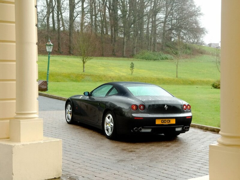 Black Ferrari Car — Serene, Autumn