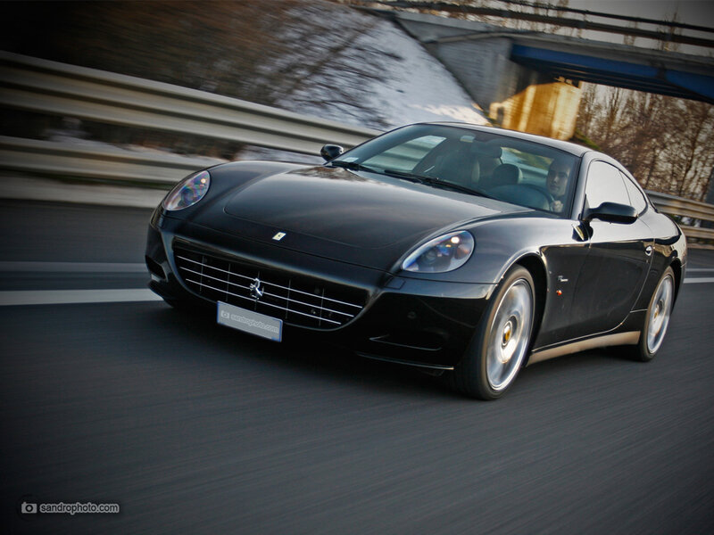 Black Ferrari Car