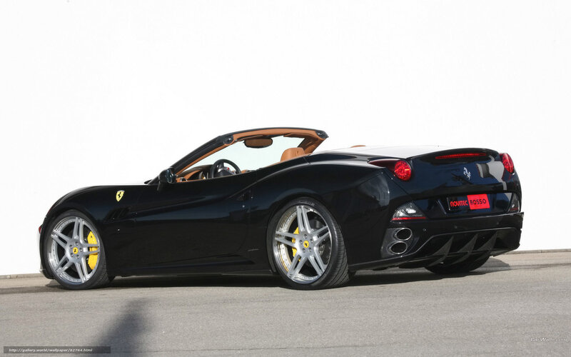 Black Ferrari Convertible — Neutral, Afternoon