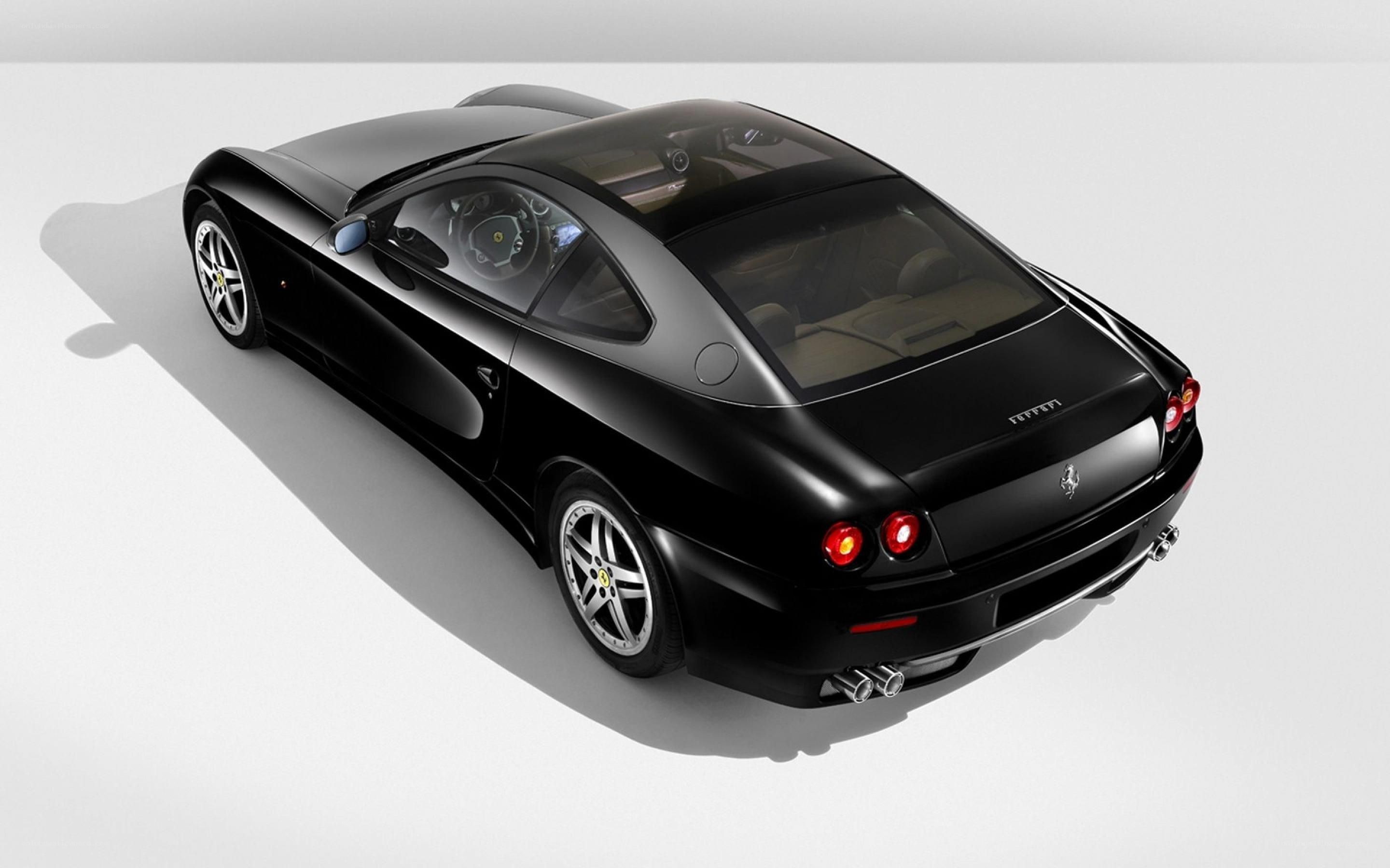 black ferrari coupe