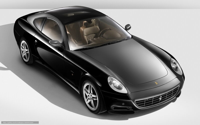 Black Ferrari Coupe — Neutral, Photograph