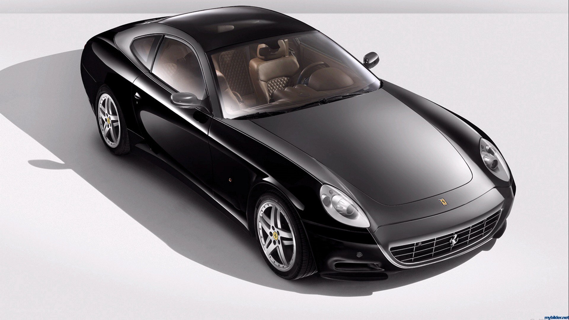black ferrari coupe