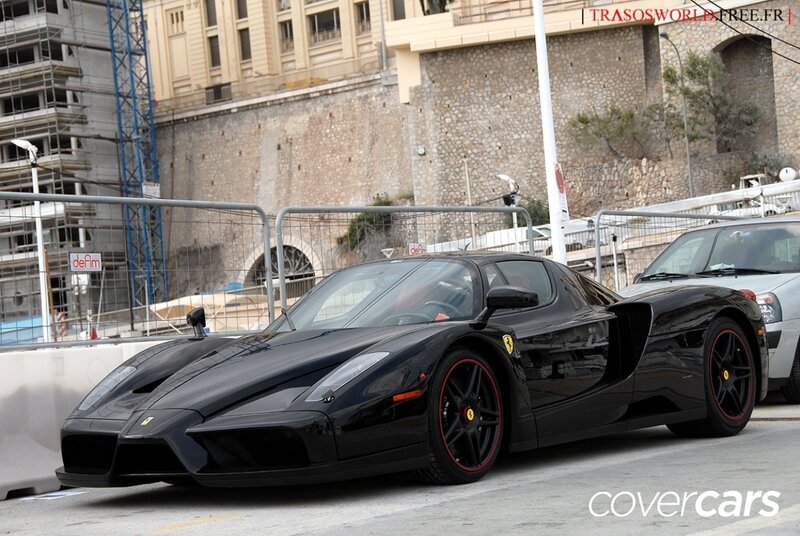 Black Ferrari Enzo — Urban, Afternoon