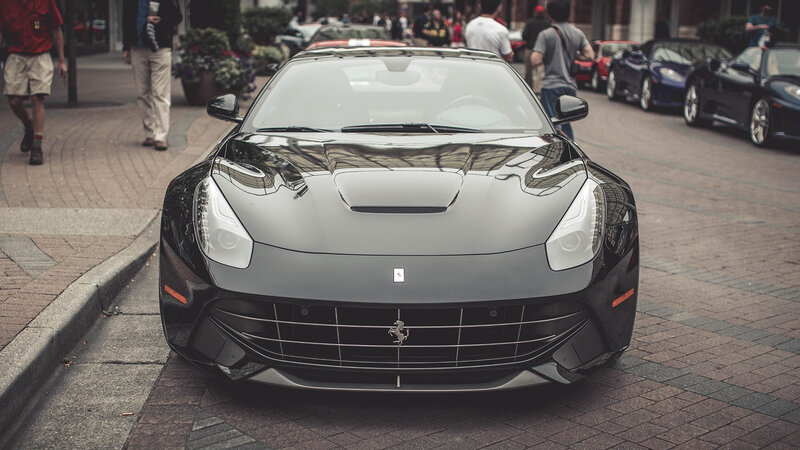 Black Ferrari F12berlinetta — Urban