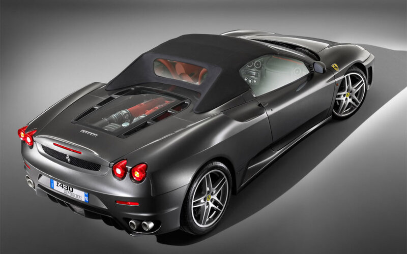 Black Ferrari F430 Spider — Gray