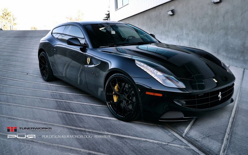 Black Ferrari Ff Car