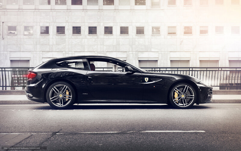 Black Ferrari Ff — Dramatic