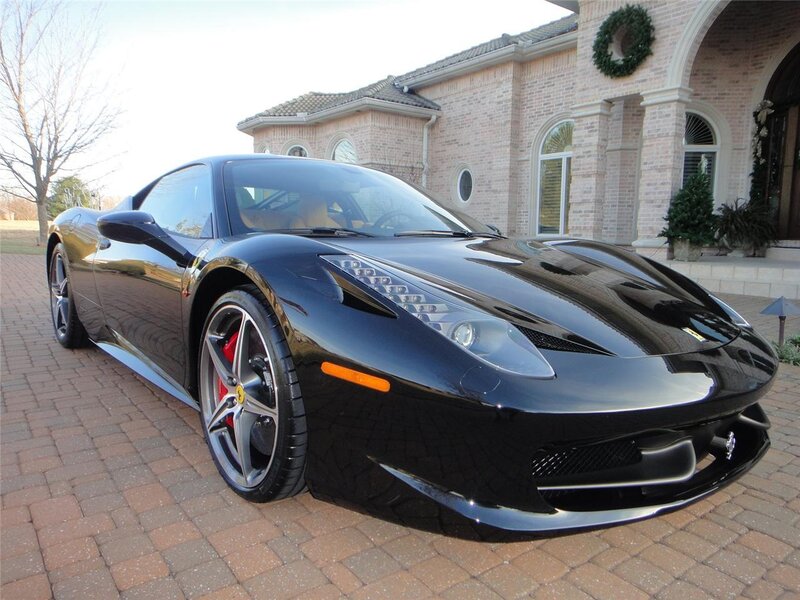 Black Ferrari Sports Car — Calm