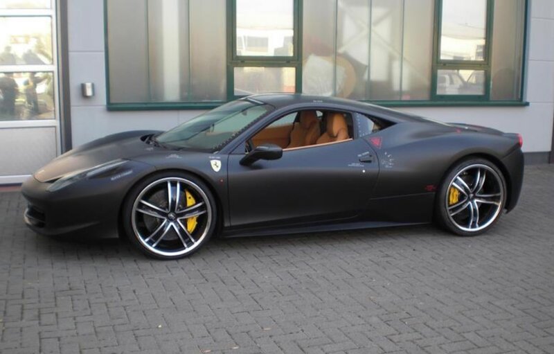 Black Ferrari Sports Car — Neutral