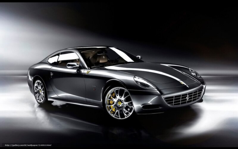 Black Ferrari sports car