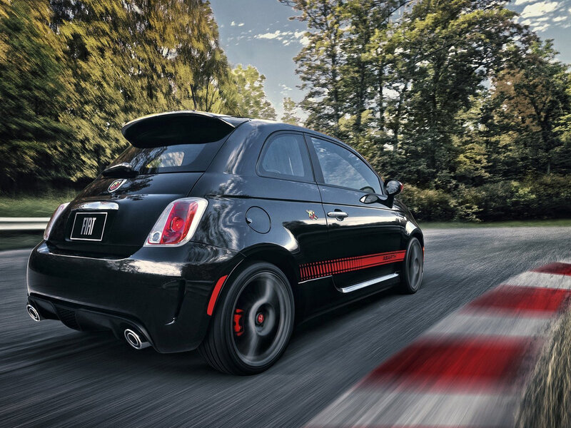 Black Fiat Car — Dynamic, Afternoon