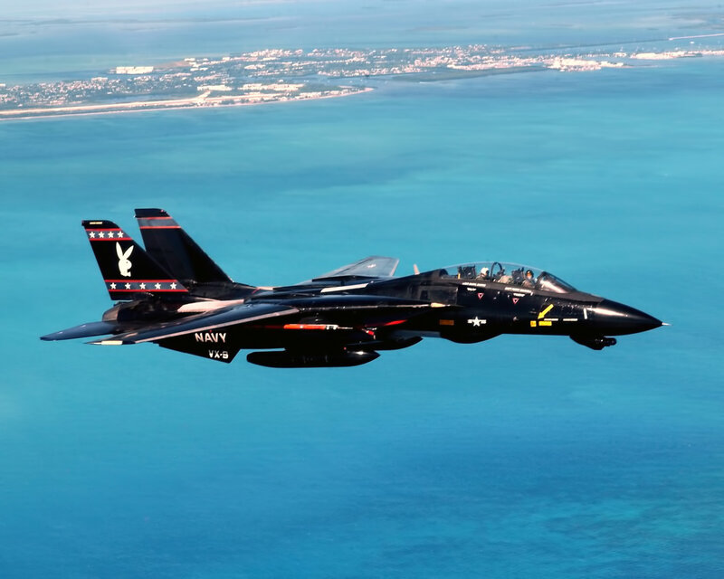 Black Fighter Jet — Blue, Serene, Afternoon