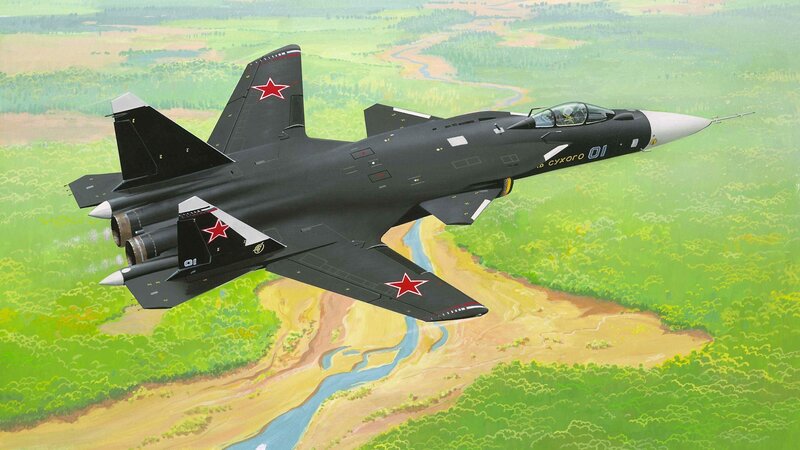 Black Fighter Jet — Green, Dynamic
