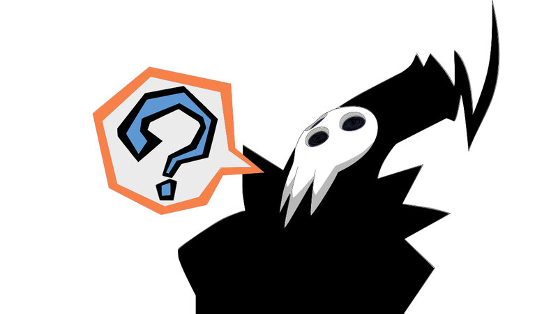 Black Figure with Question Mark