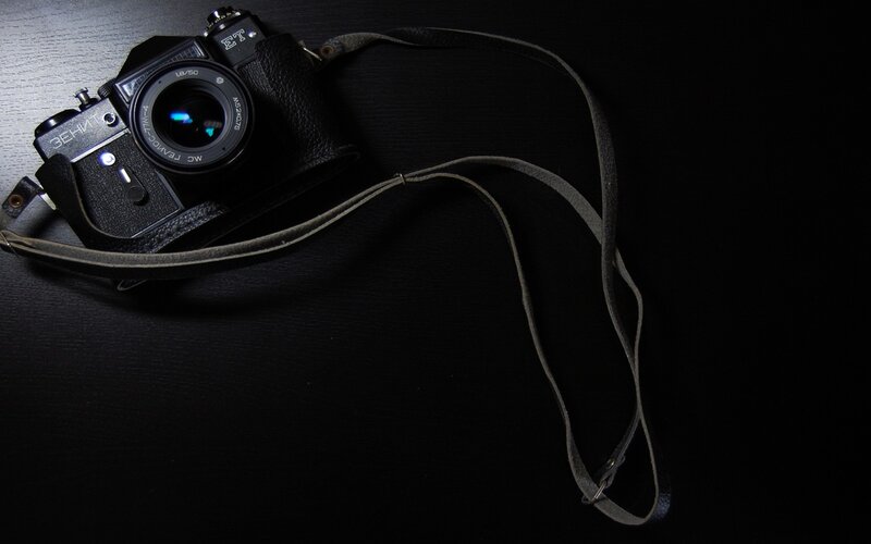 Black Film Camera — Dramatic