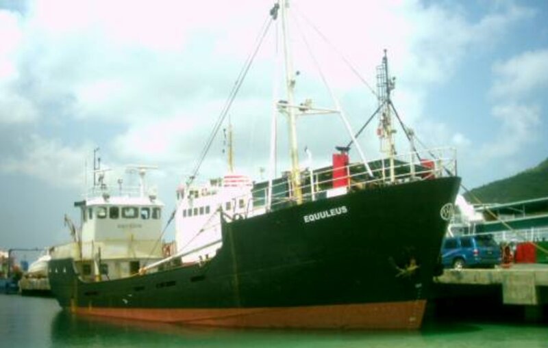 Black Fishing Vessel