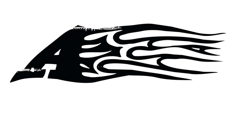 black flame design