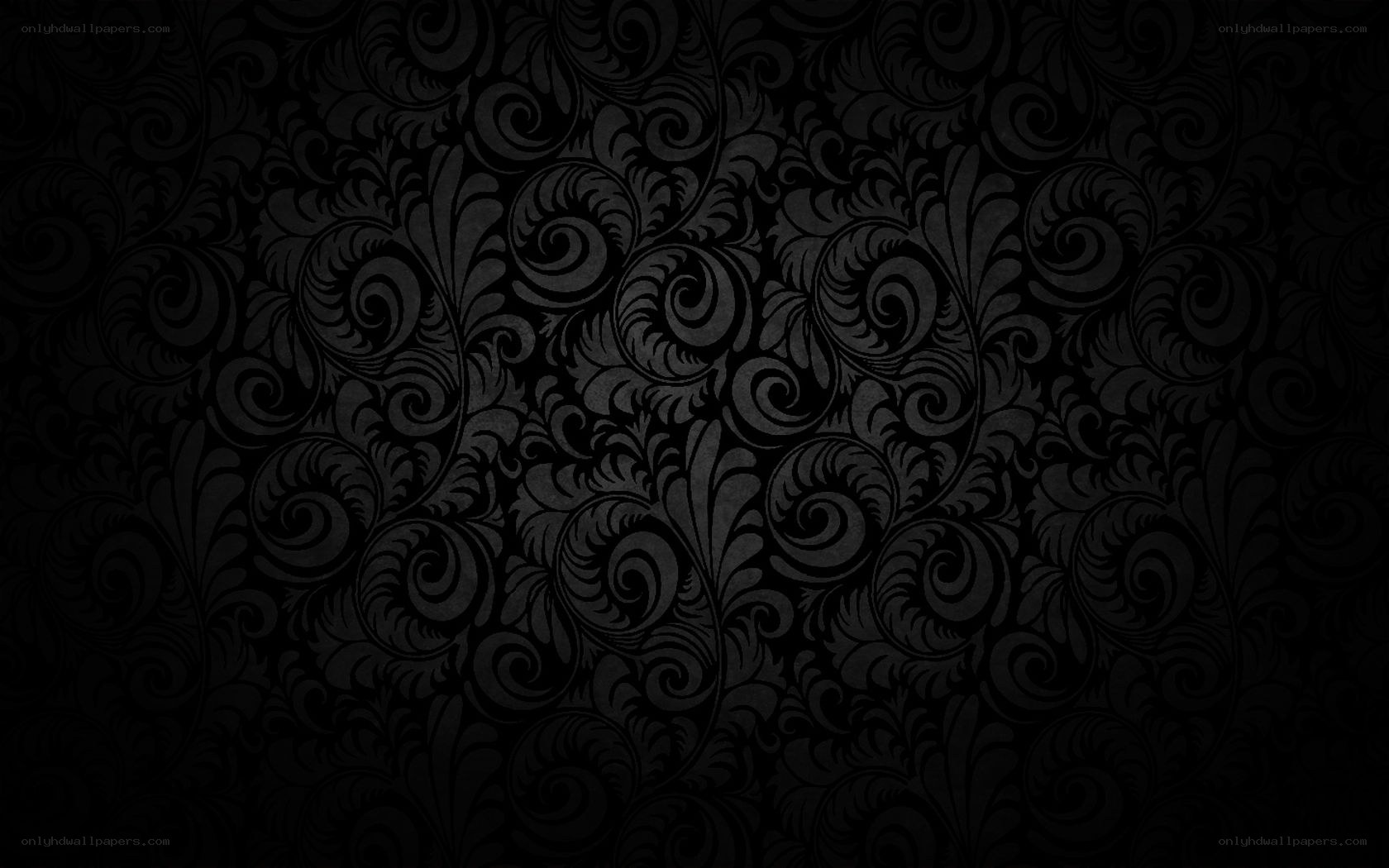 black floral pattern background