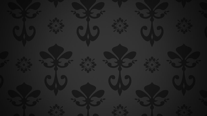 Black Floral Pattern — Neutral, Vector Art